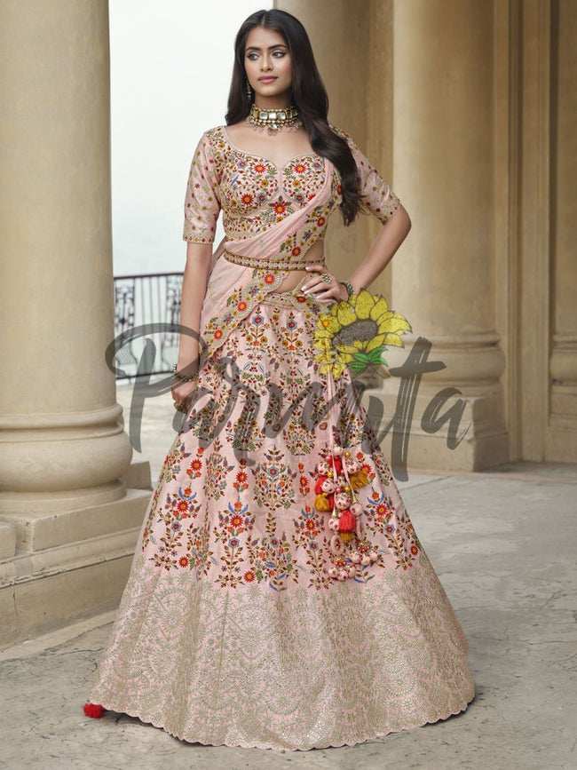 Buy Beautiful Cherry Pink Lehenga Choli for Women Girls,designer Wedding  Lengha Choli,bridesmaids Party Wear Readymade Reception Lehenga Choli  Online in India - Etsy