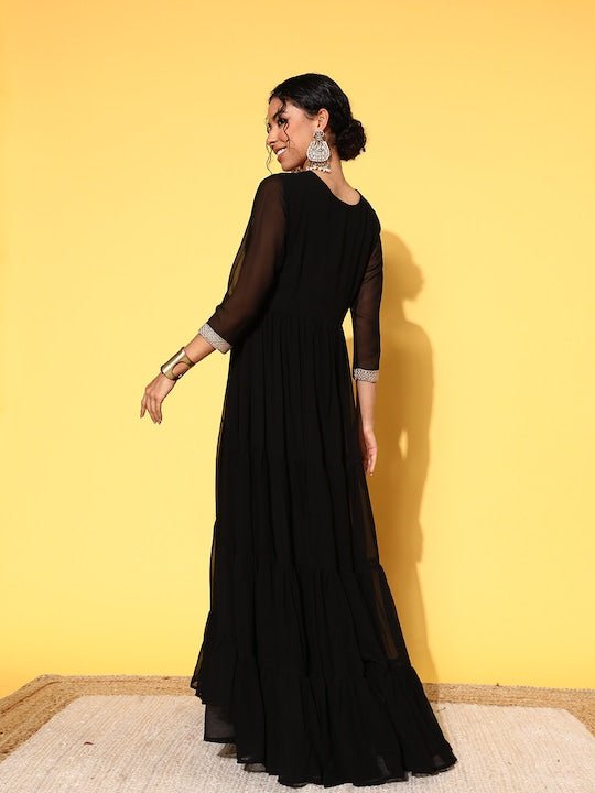 Black Maxi Dress - 40 / Ships in 2-3 Weeks | Maxi dress, Black maxi dress,  Style maxi dress