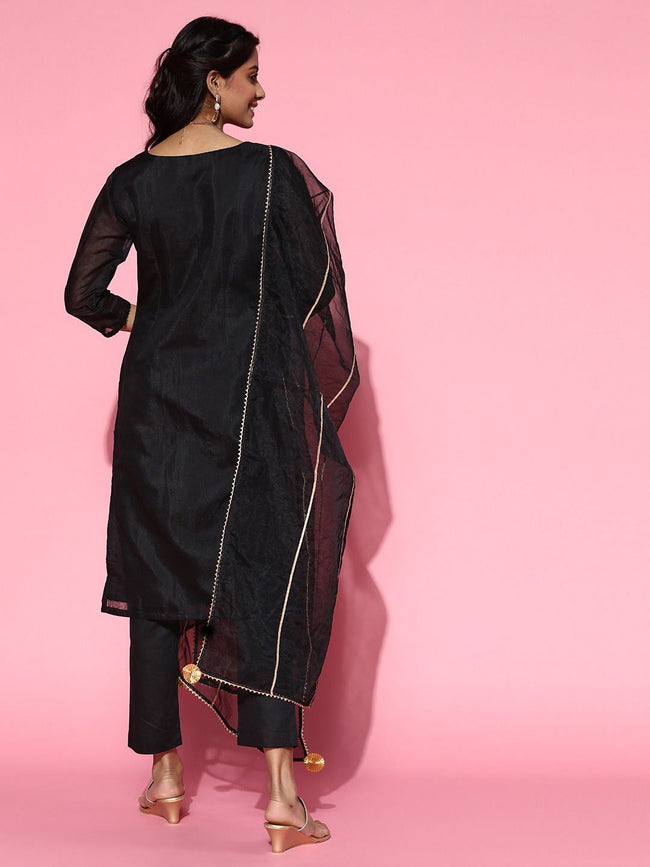 Black Line Embroidery – Kurta Trouser – Farhad Mens Wear | The Premium One