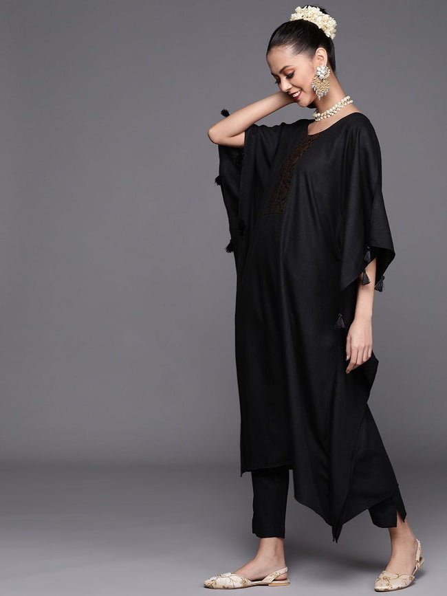 Summer Dress for Women Women Muslim Dress Kaftan Arab Jilbab Abaya Islamic  Lace Stitching Maxi Dress Dresses Polyester Black L - Walmart.com