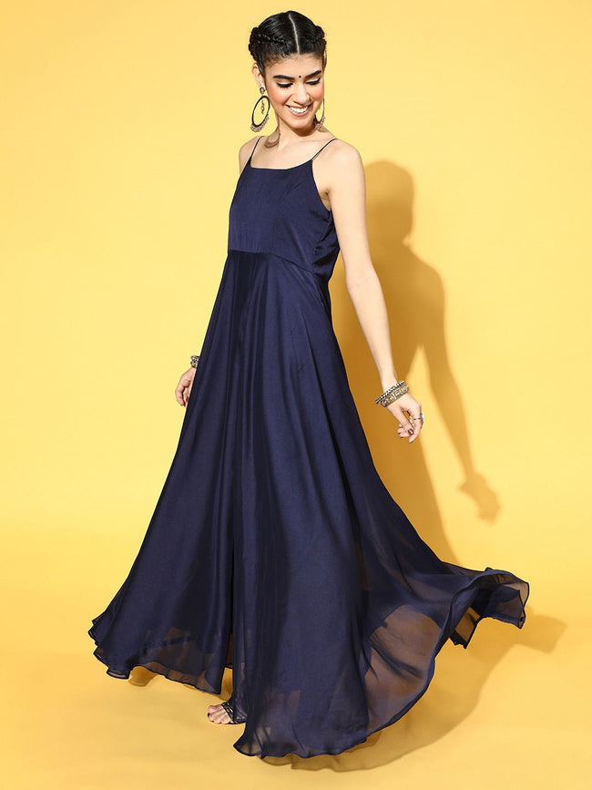 Blue maxi dress – shopdori