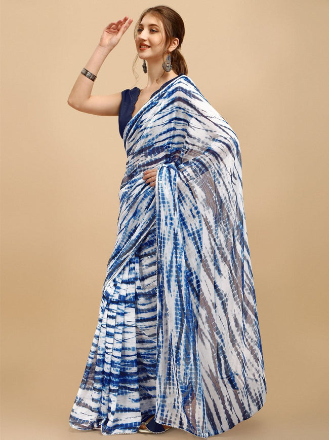 Cotton Sarees in Plain White Or Combination White Shades