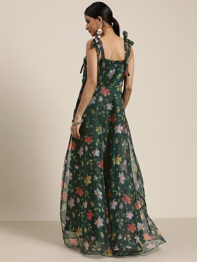 Floral dress | Fashion dresses, Maxi dress, Print chiffon dress