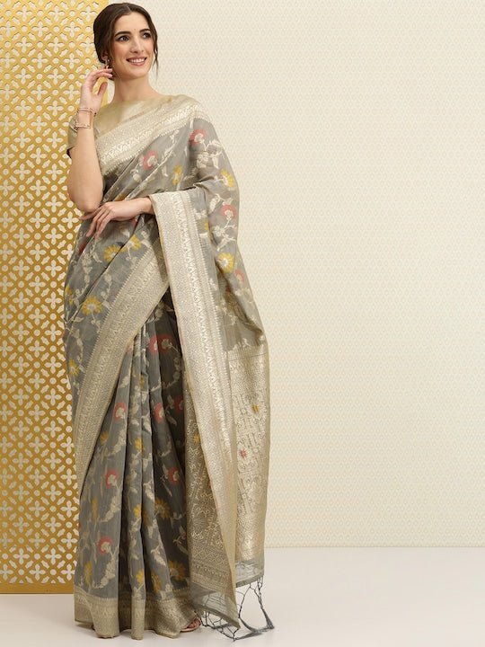 Banaras pattu Sarees by Kaladhar Sarees and fabrics