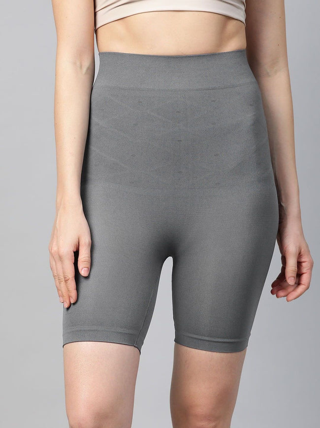 Buy Inddus Women Beige Microfiber High Waist Tummy Shapewear  (Size-XX-Large) at