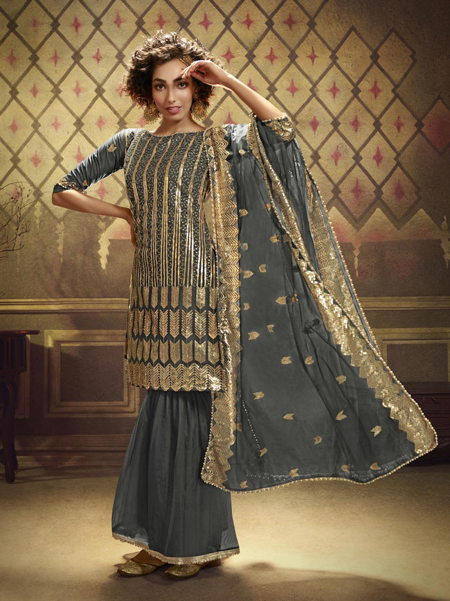Buy Stylish Net Sharara Collection At Best Prices Online