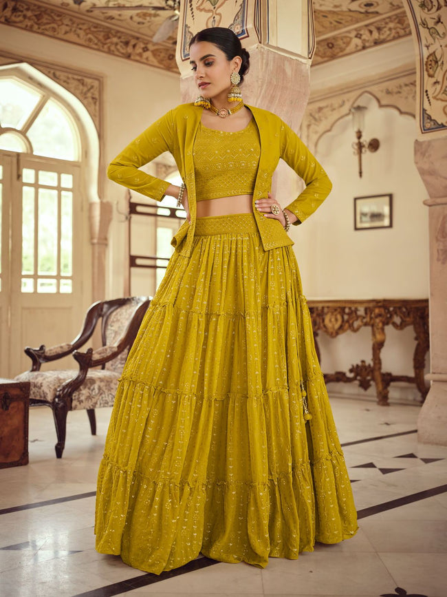 Designer Party Wear Lehenga - PartyWear Lehenga Choli at Rs.3499/Piece in  surat offer by Gujju Fashion