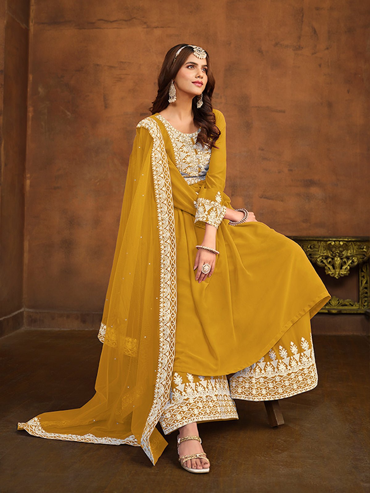 Anarkali palazzo suits best sale