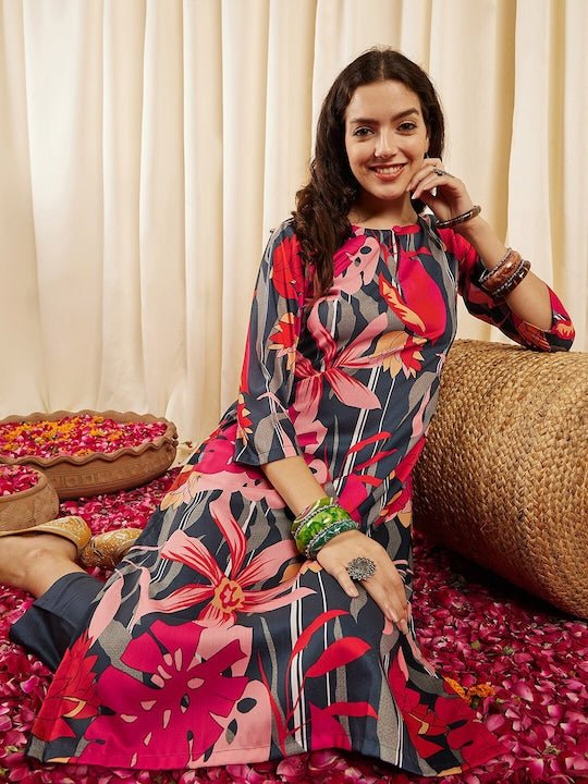 MAX Floral Print Full-Length Trousers | Max | Hebbal | Bengaluru