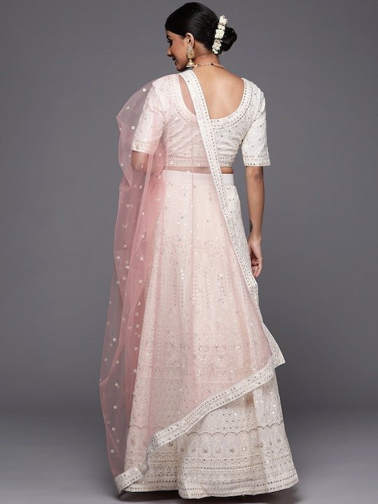 Pink & White Lehenga – Studio East6