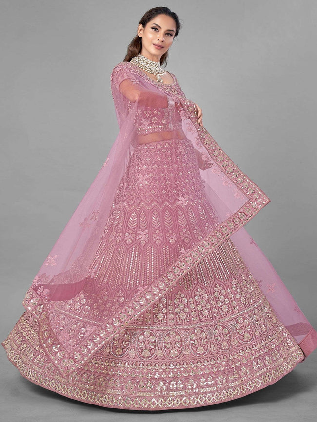 Designer Party Wear Pink Lehenga Design – TheDesignerSaree