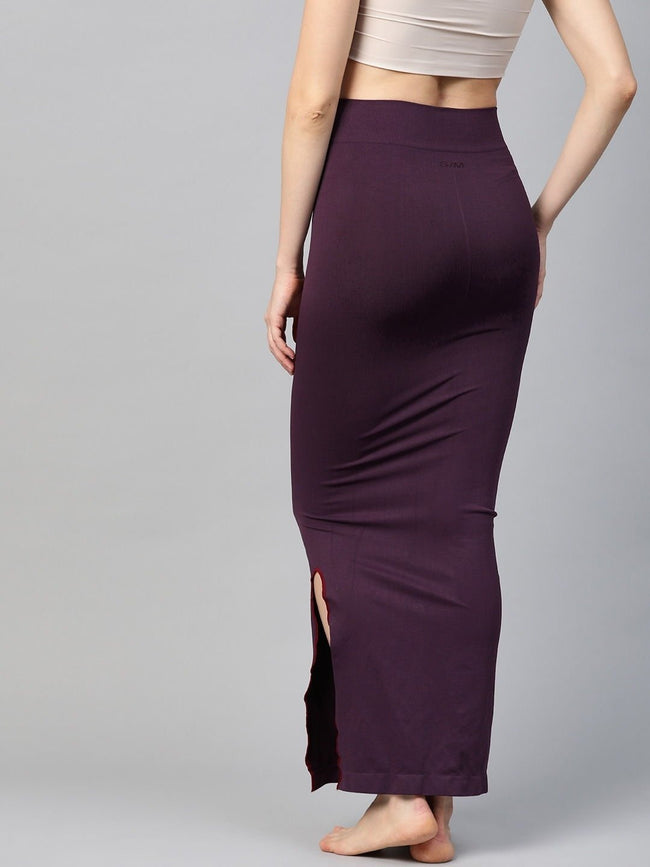 Women Purple Solid High Compressed Seamless Instant Slimming