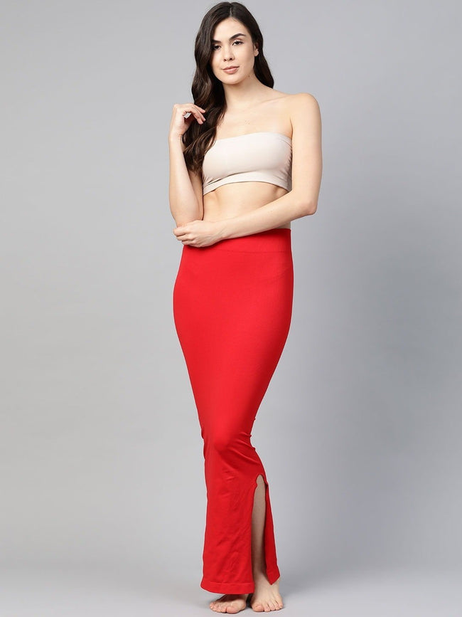 Buy shapewear online, Red Cotton Spandex Shapewear For Saree, Saree  shapewear MJ-10