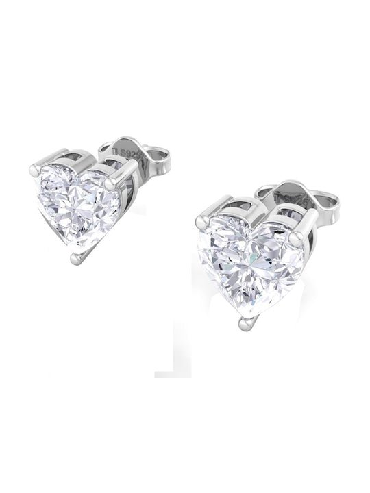 Taraash 925 Sterling Silver Dark Blue Cz Stud Earring For Women