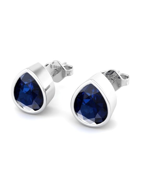 Violet Blue Colour 7.50 Ct Tanzanite Diamond Earrings For Sale at 1stDibs