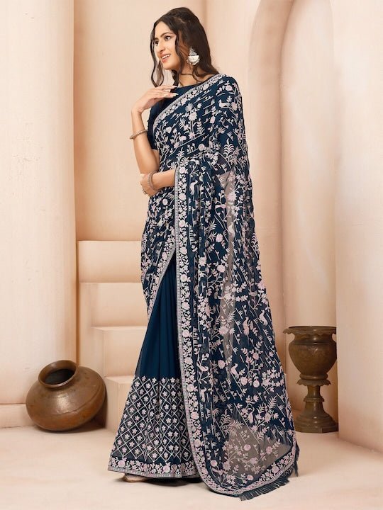 Buy Multicolour Sarees for Women by Saadhvi Online | Ajio.com