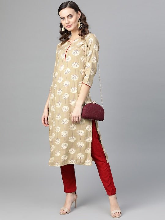 Buy Varun Bahl Multicolour Amoeba Printed Kurta Set With Trousers   Multicoloured Color Women  AJIO LUXE