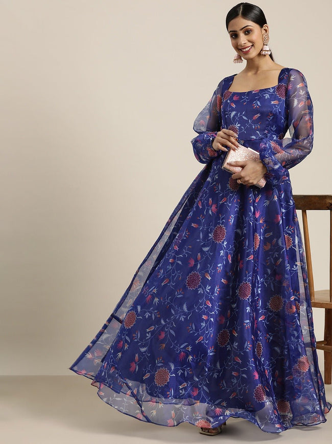 Floral gowns for women best sale