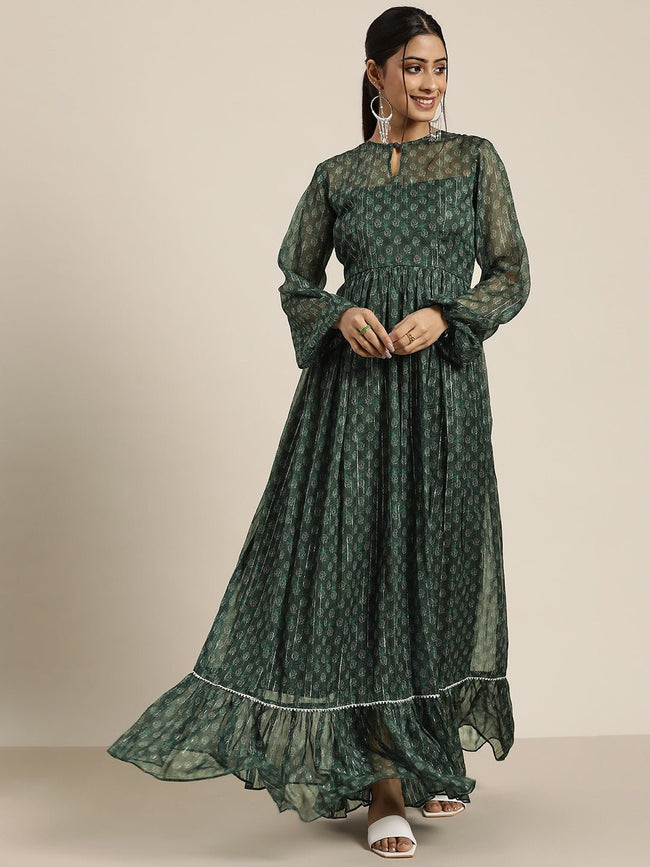 Buy Green Dresses & Jewelry for Women Online | Utsav Fashion