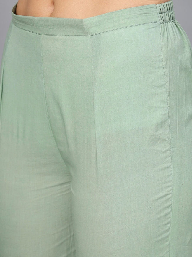 Bruuns Bazaar CINDYSUSBBCIRY PANTS - Trousers - sea green/green -  Zalando.co.uk